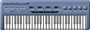 Virtual MIDI Keyboard Example